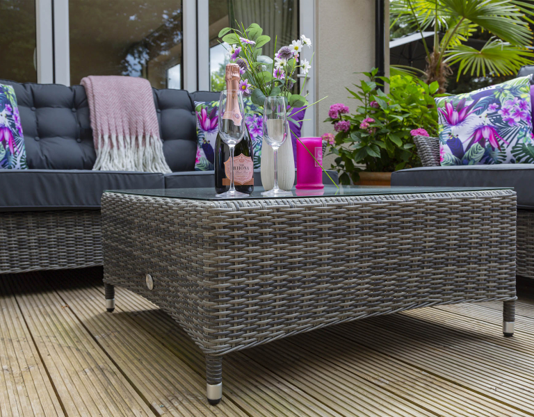 Katie Blake Mayberry 2 Seat Rattan Garden Sofa Set